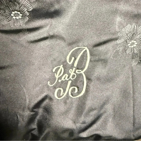 Vintage Persian Curly Lamb Swing Coat Black Round Buttons Short Size M - Picture 9 of 12